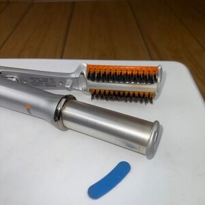 InStyler Original Rotating Iron IS1001 Silver Orange Hair Straightener Curler
